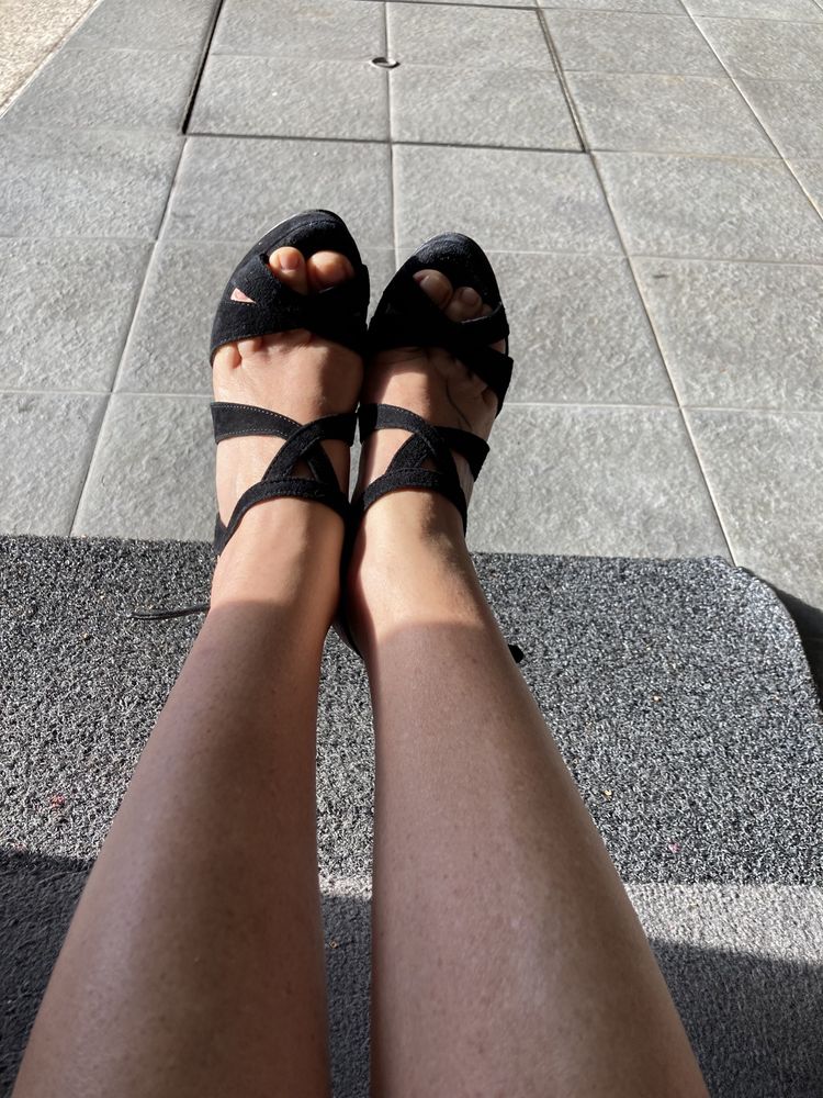 Sandalias Prof salto alto