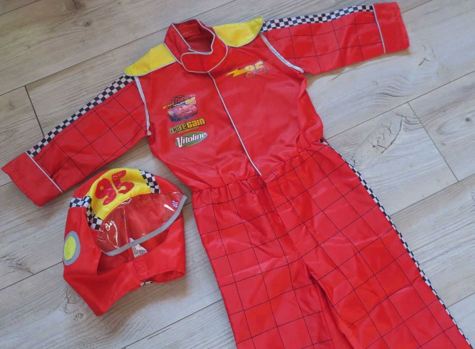 Strój karnawałowy Zygzak McQeen roz 116, 5-6 l Disney