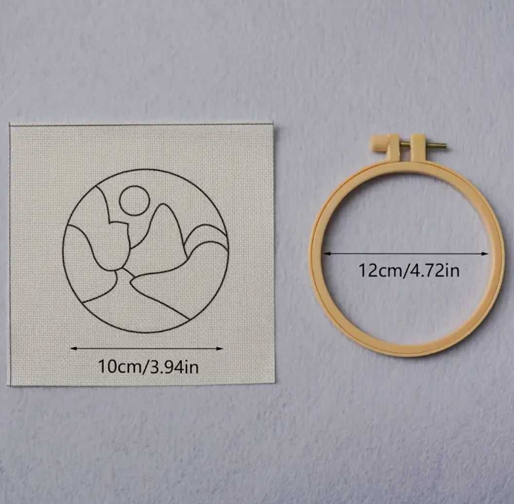 Набір для килимової вишивки 6 підставок , punch needle kit
