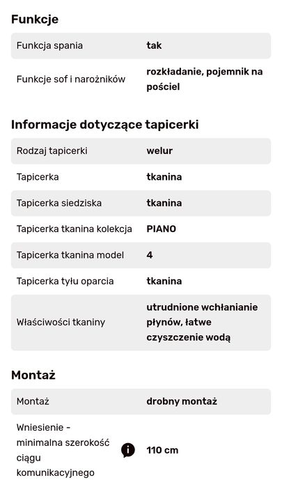 Narożnik /rogówka/ SOLAR