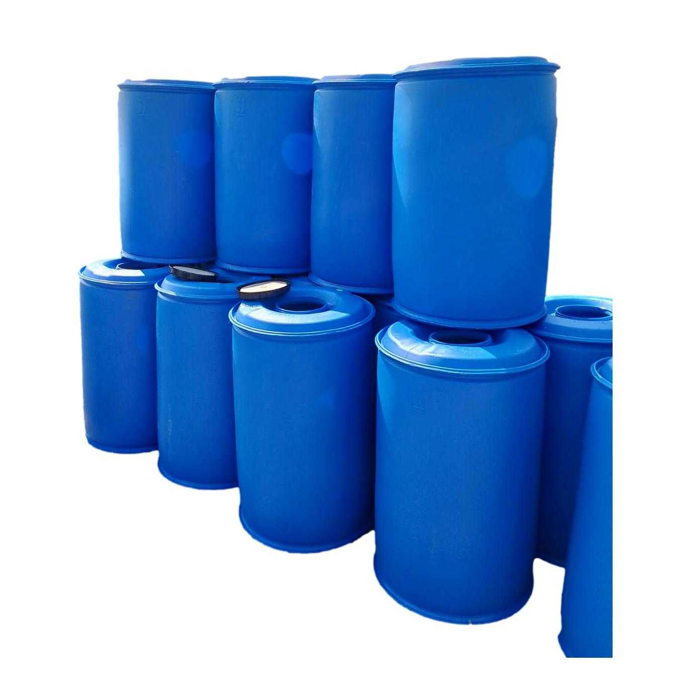 Beczki plastikowe 250L używane – po spożywce, szczelne, jak nowe!