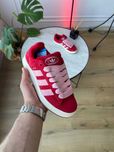 ЗНИЖКА! 40 (25.5 см) Adidas Campus адідас кампус червоні кеди замшеві
