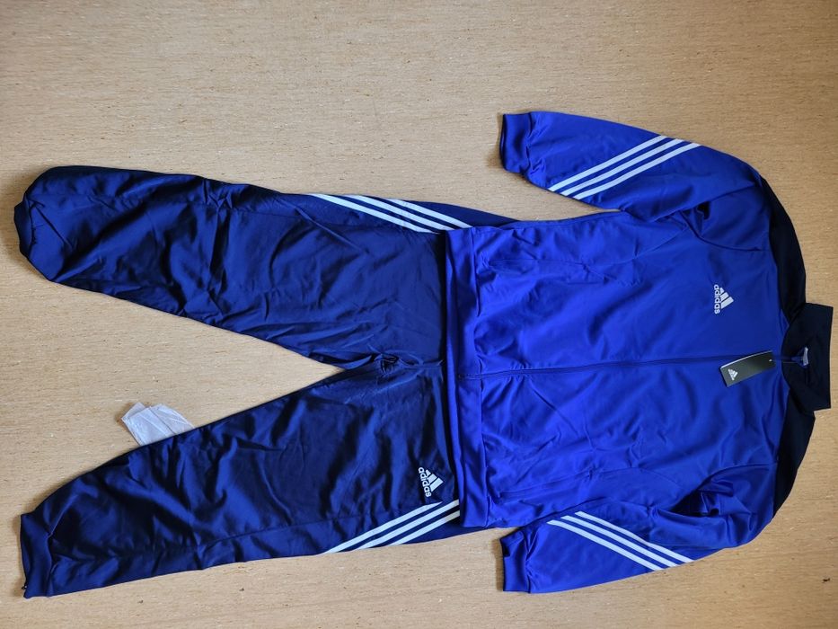 Dresy Adidas sere14 PES suit niebieskie