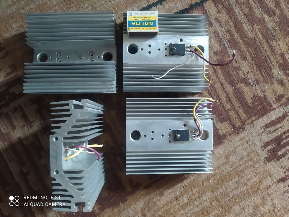 Разное для аудио: радиаторы большой площади, диоды и транзисторы ...