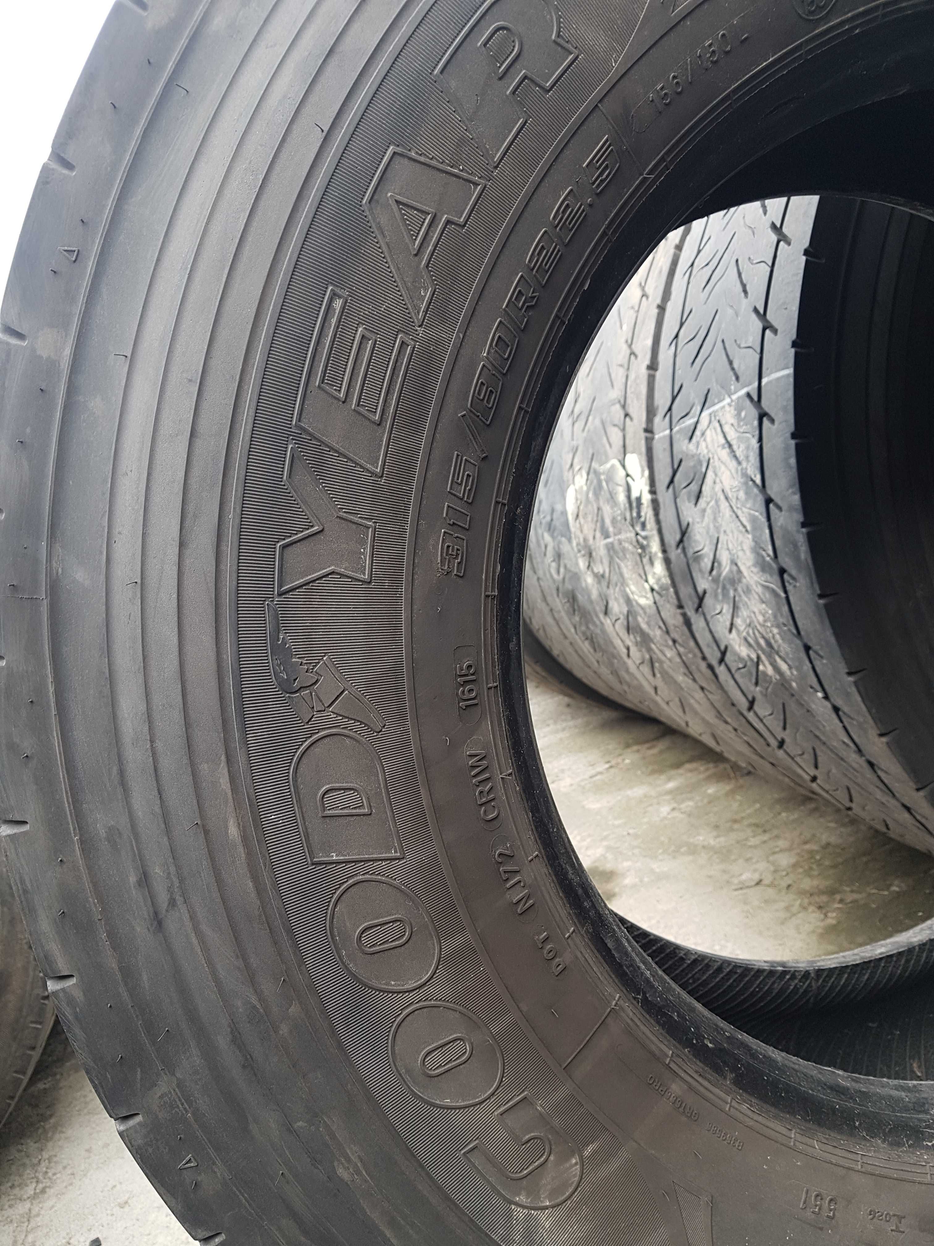 4 opony Goodyear 315/80 R22,5 Kamax D napęd