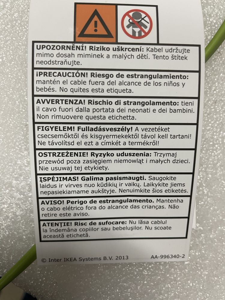 Lampa pokój dziecięcy dziewczynki IKEA