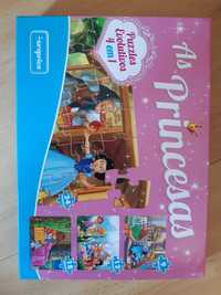 As Princesas Disney 4 Puzzles em 1 Europrice