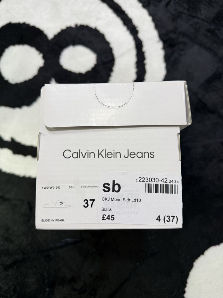Жіночі літні оригінальні шльопанці Calvin Klein Jeans Slide
