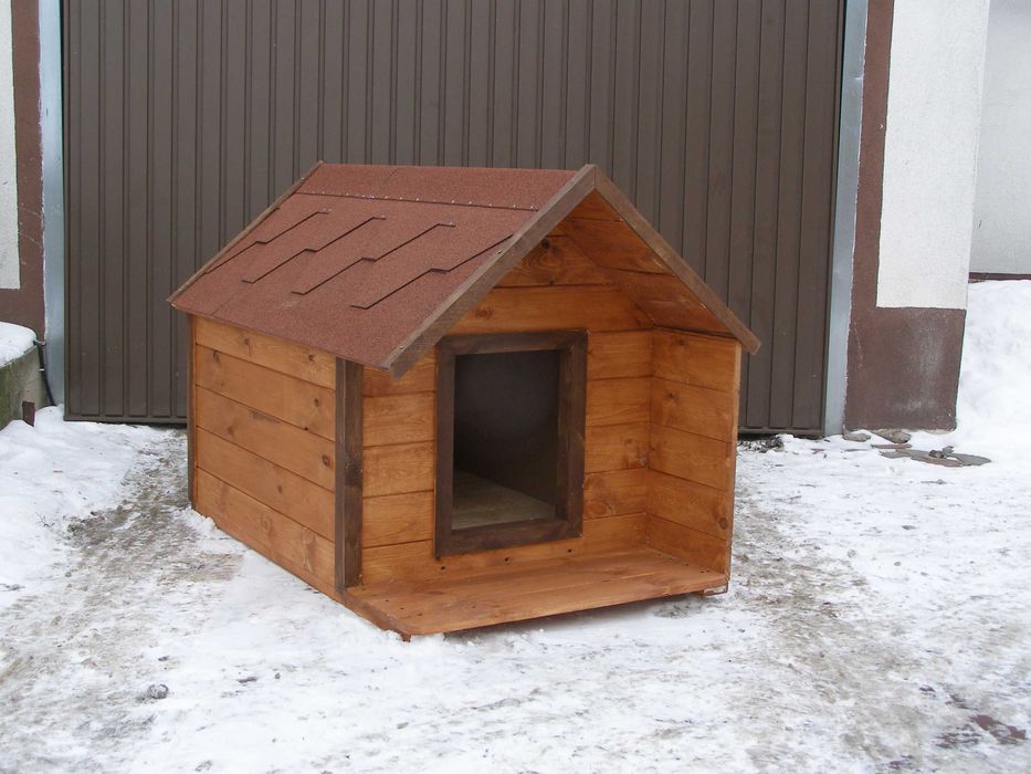 Buda dla psa z podestem i wiatrolapem XL możliwośc wysyłki