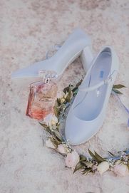 Białe buty ślubne - La Marka