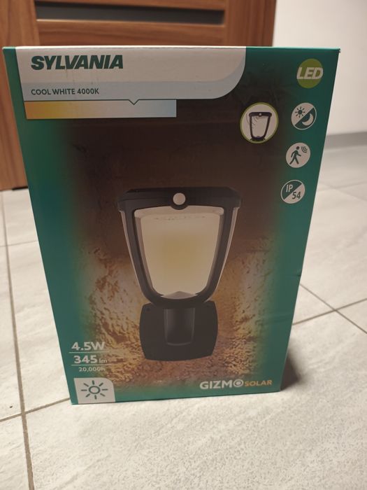 Lampa zewnętrzna LED solarna SYLVANIA NOWA