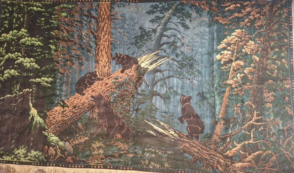 Килим "ранок в сосновому бору"