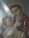 Quadro Santo António em linho