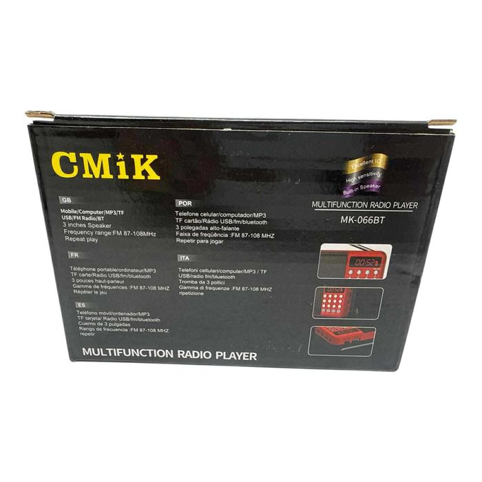 Mini Radio Cmik Mk-066bt