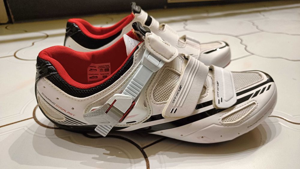 Buty szosowe SHIMANO SPD-SL SH-R107 CARBON Białe