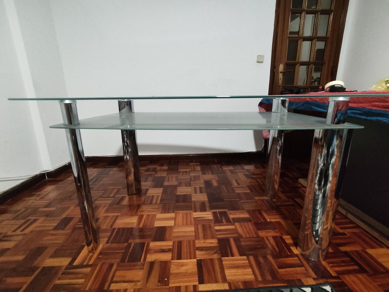 Mesa jantar tampo vidro