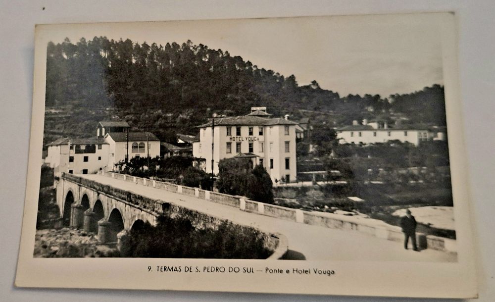 Postais ilustrados antigos Portugal Termas S. Pedro do Sul 1962