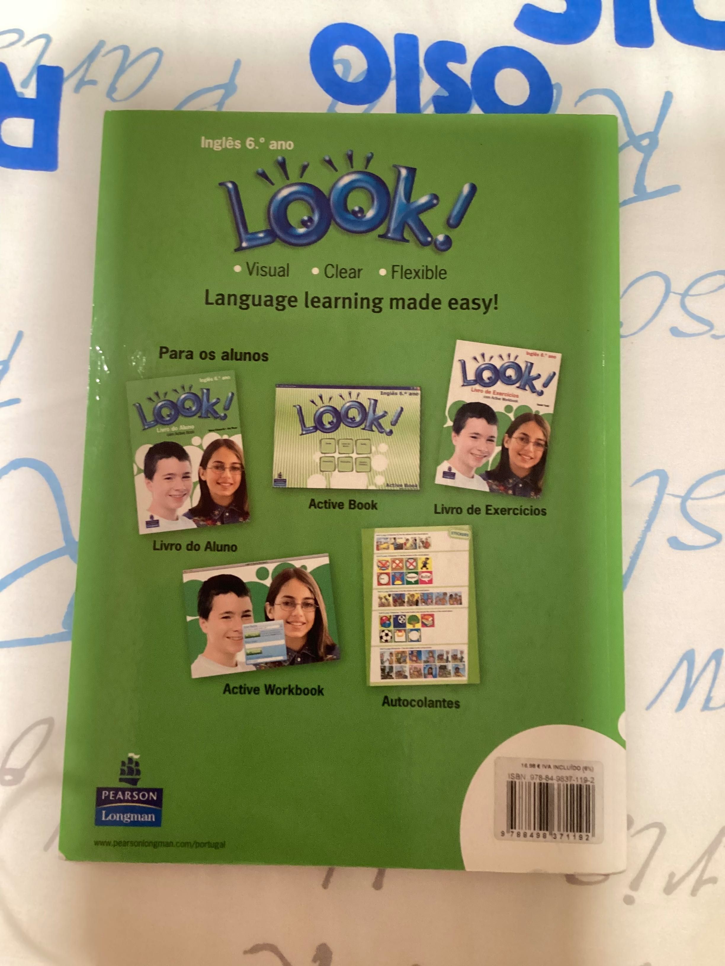 Look! Inglês 6°Ano-Livro do Aluno com Active Workbook