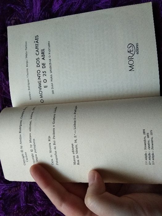 O Movimento dos Capitães e o 25 de Abril - Avelino Rodrigues PO GRÁTIS