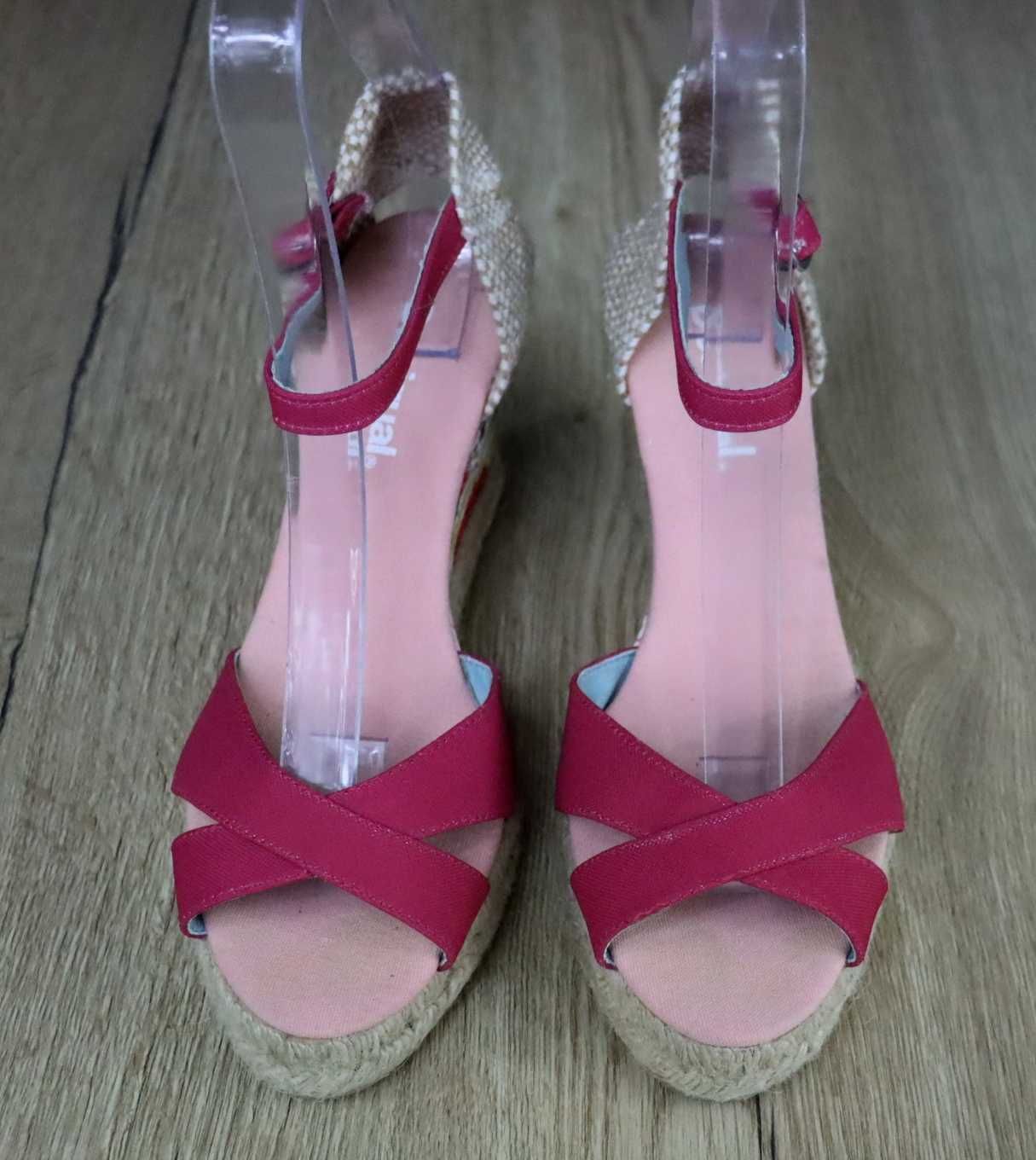 Desigual damskie sandały espadryle na koturnie 41 ( 26,2 cm)