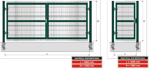 Panele ogrodzeniowe. Ogrodzenia panelowe. Panel Premium 51 drutów
