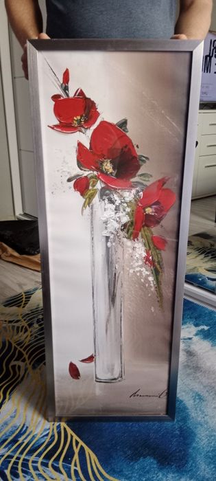 Obraz w srebrnej ramie