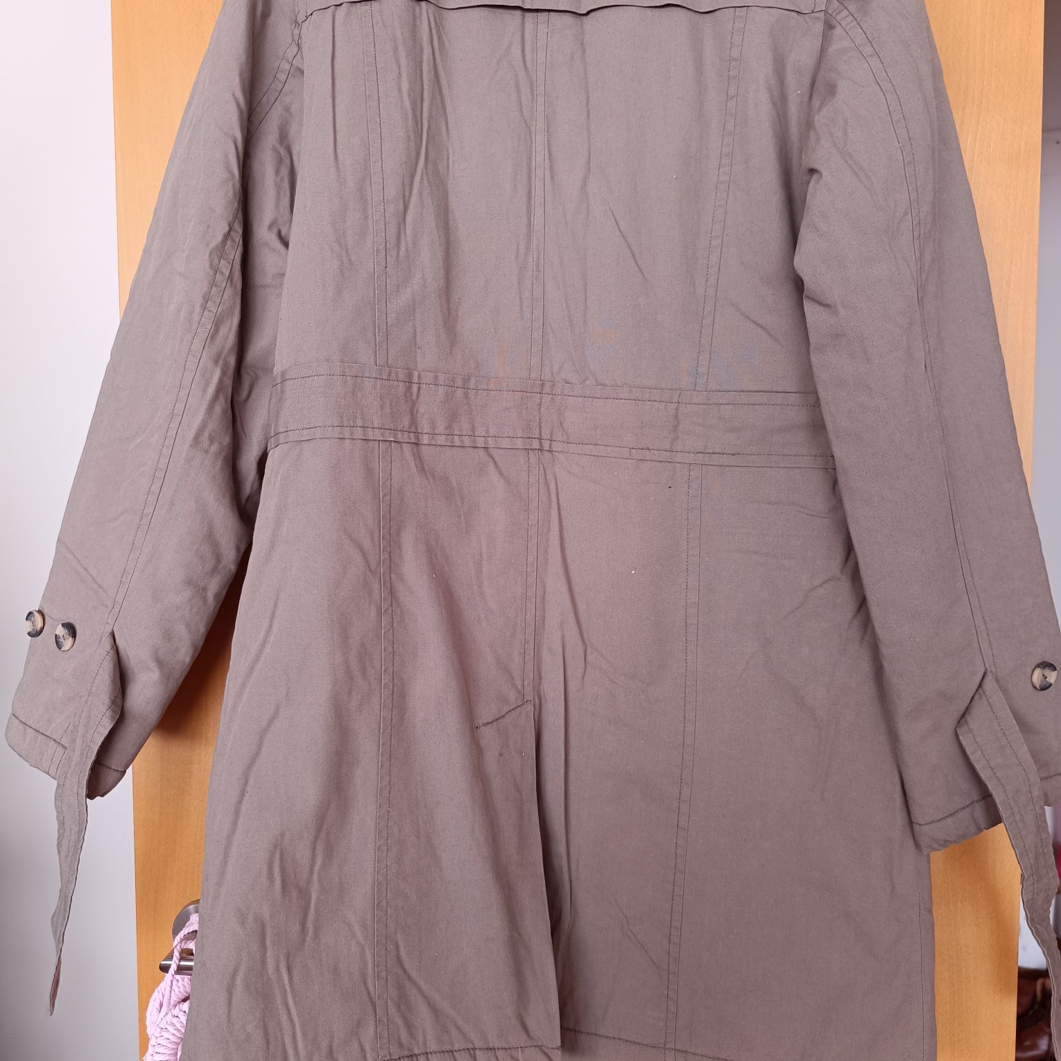 Gabardine acolchoada tam xL