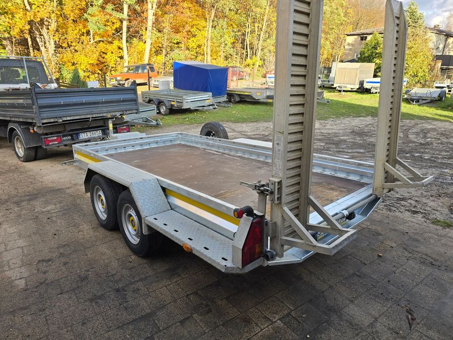 Wark W3537  przyczepka do transportu maszyn budowlanych