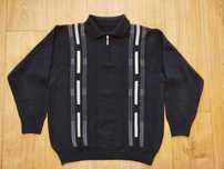 Sweter męski rozpinany z kołnierzykiem rozmiar M 165/172 cm