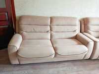 Мягкий диван и 2 кресла (гарнитур)