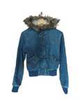 Kurtka jeansowa Warehouse z kapturem rozm. UK 10 (S)