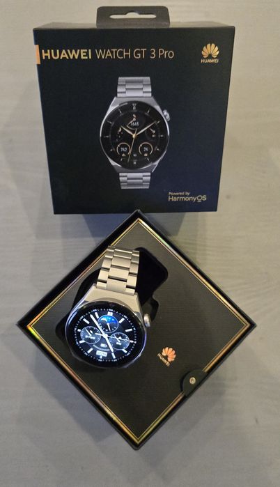Smartwatch Huawei GT 3 Pro Elite 46mm srebrny + gratisy