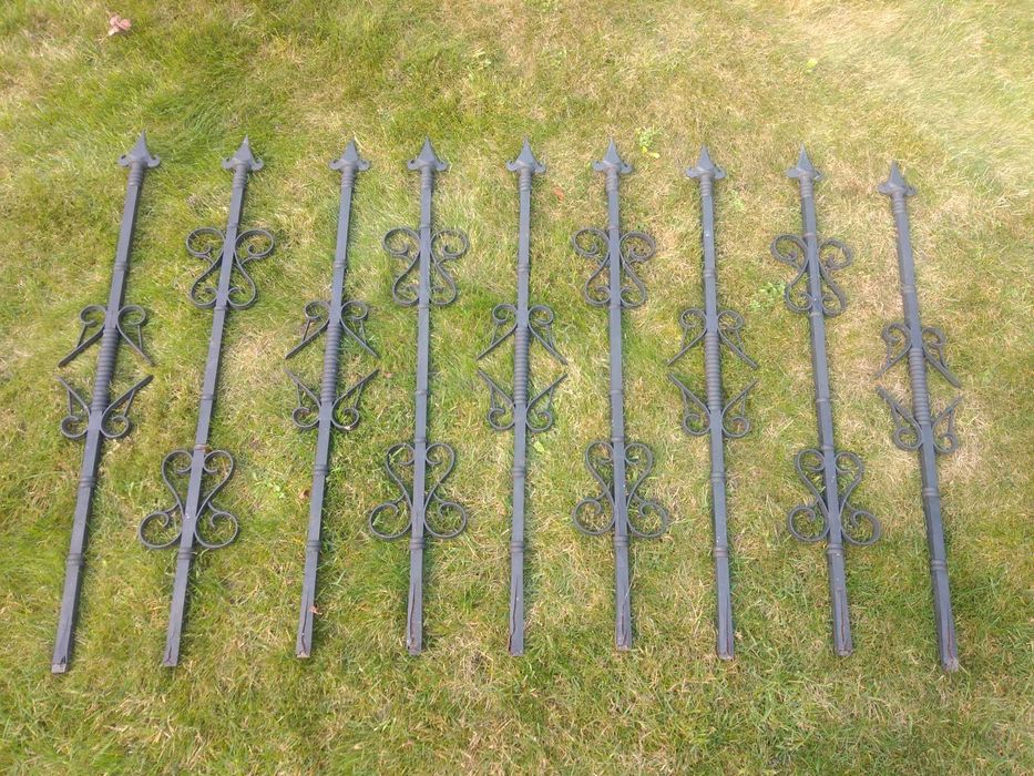 używane tralki ogrodzeniowe metal / tworzywo działka, kojec, 20 metrów