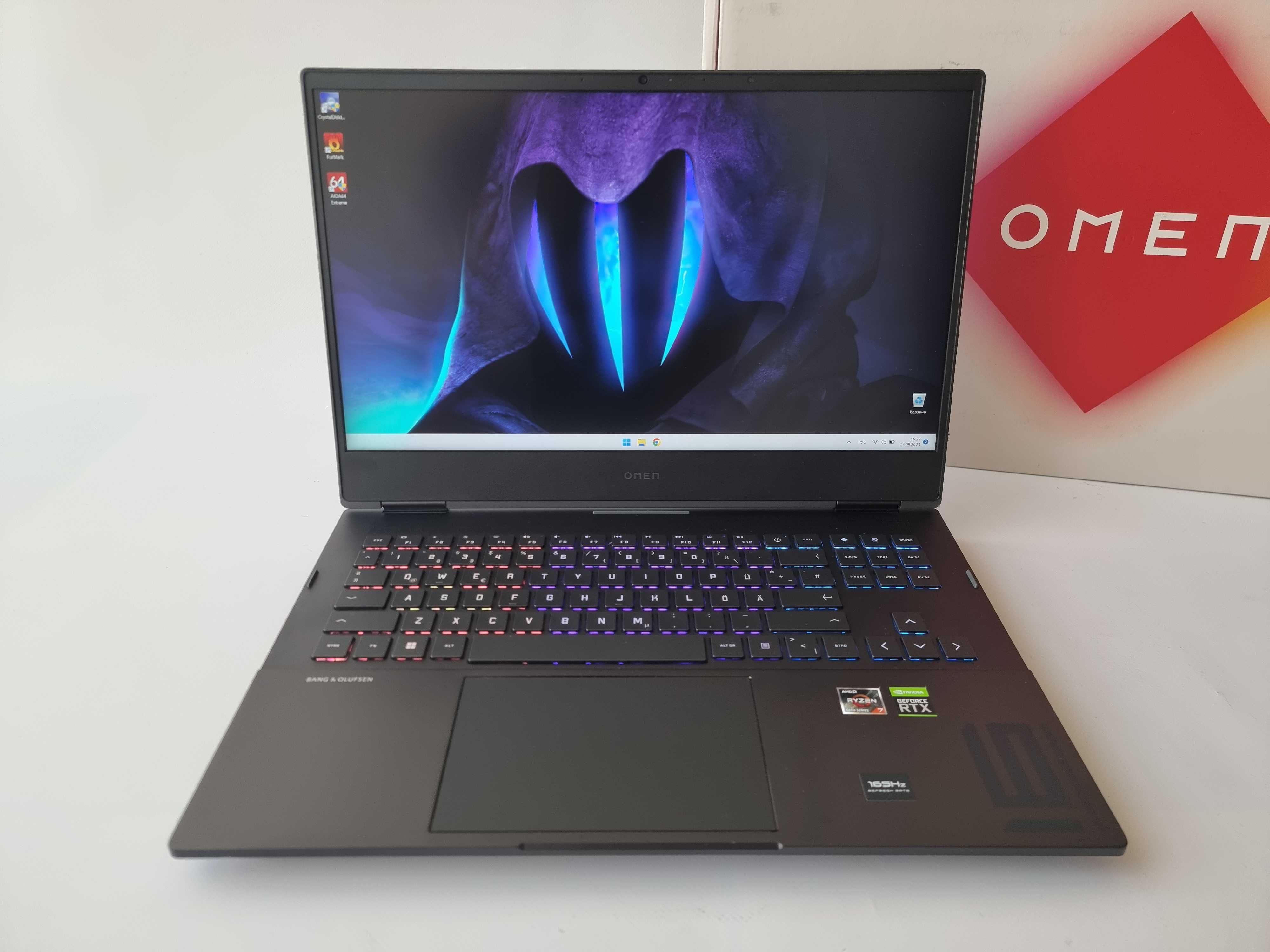 HP OMEN 16 R7 6800H/RTX 3070 TI/RAM 16GB/SSD 512GB/QHD 165Hz