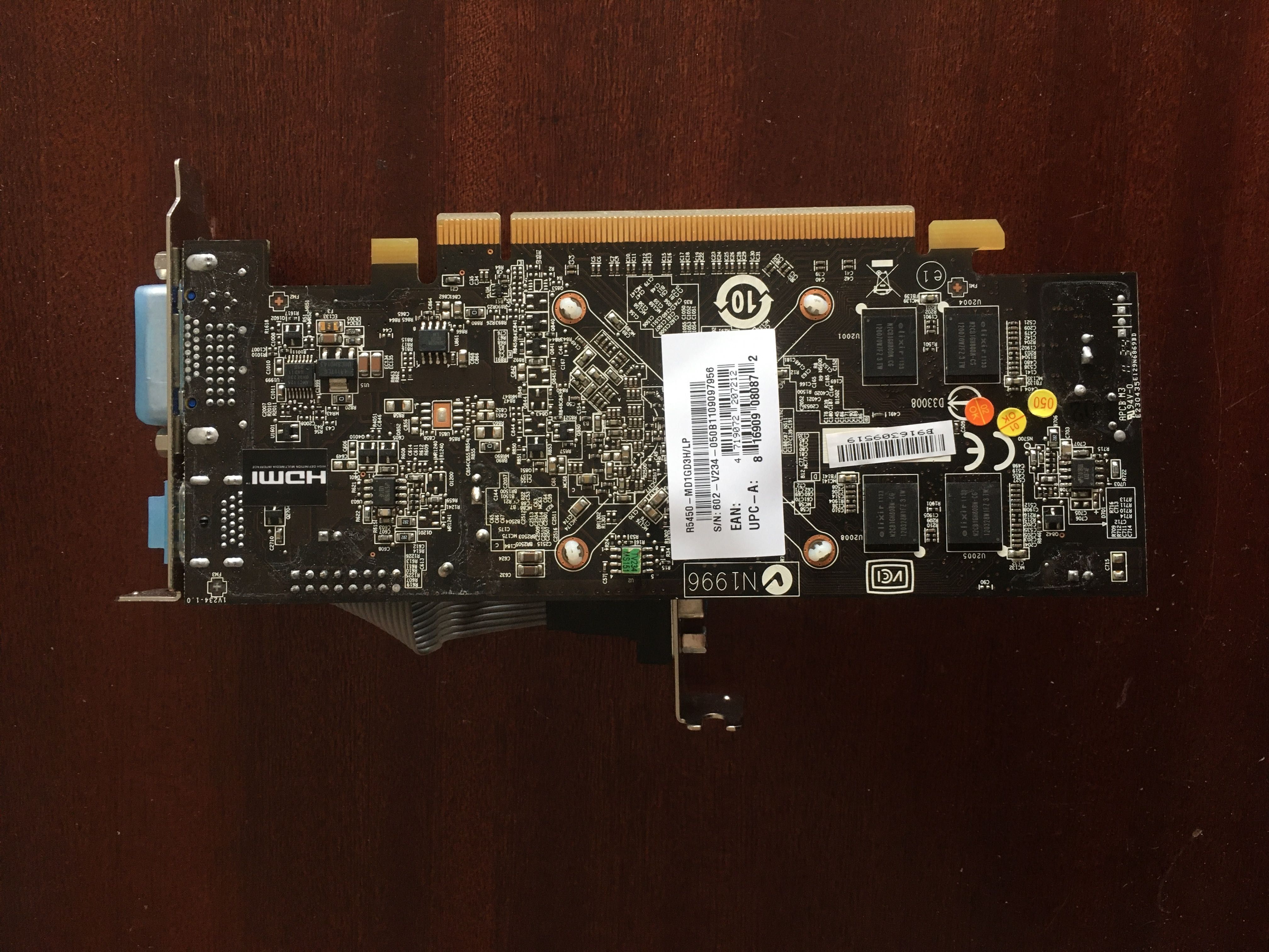 placa grafica msi r5450 - md1gd3h/lp