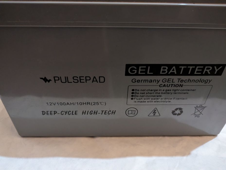 БУ Акумулятор гелевий для ДБЖ Pulsepad 12V 100AH GEL