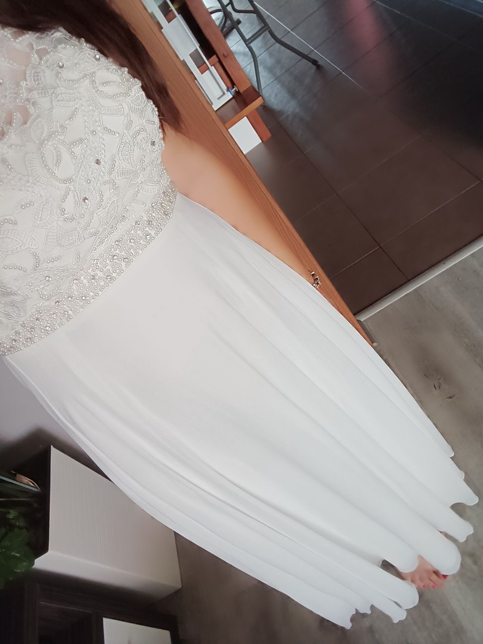 Sukienka ślubna ecry