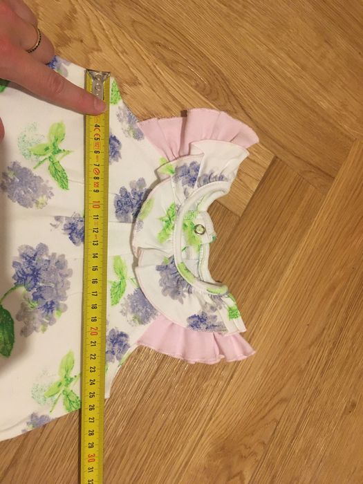 Rampers kombinezon spodnium r. 62 dla dziewczynki letni lato impreza