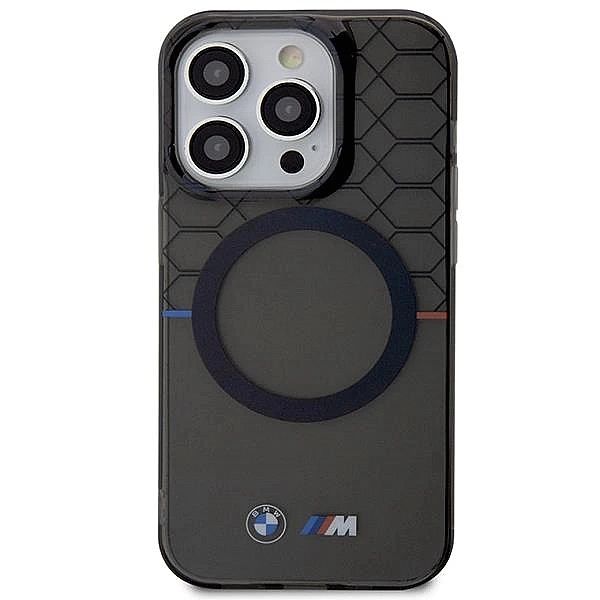 Etui BMW Pattern MagSafe na iPhone 14 Pro Max - szare