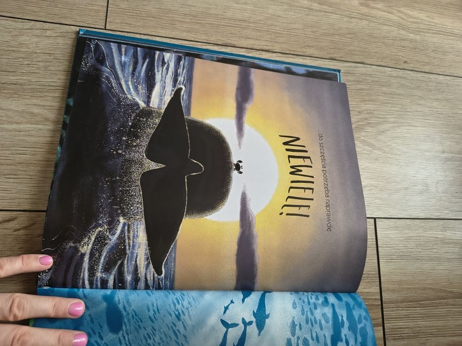 Książka dla dzieci "Wieloryb, który chciał więcej" stan bdb