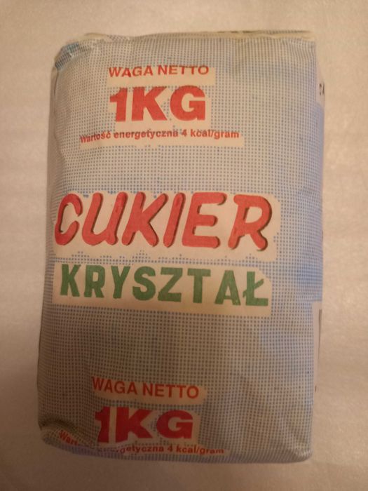 Cukier Cukrownia Tuczno Inowrocław, lata 90te, blisko PRL 1KG