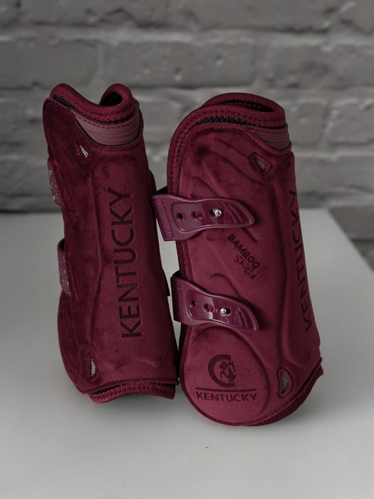 Ochraniacze Kentucky Bamboo Velvet bordowe Cob