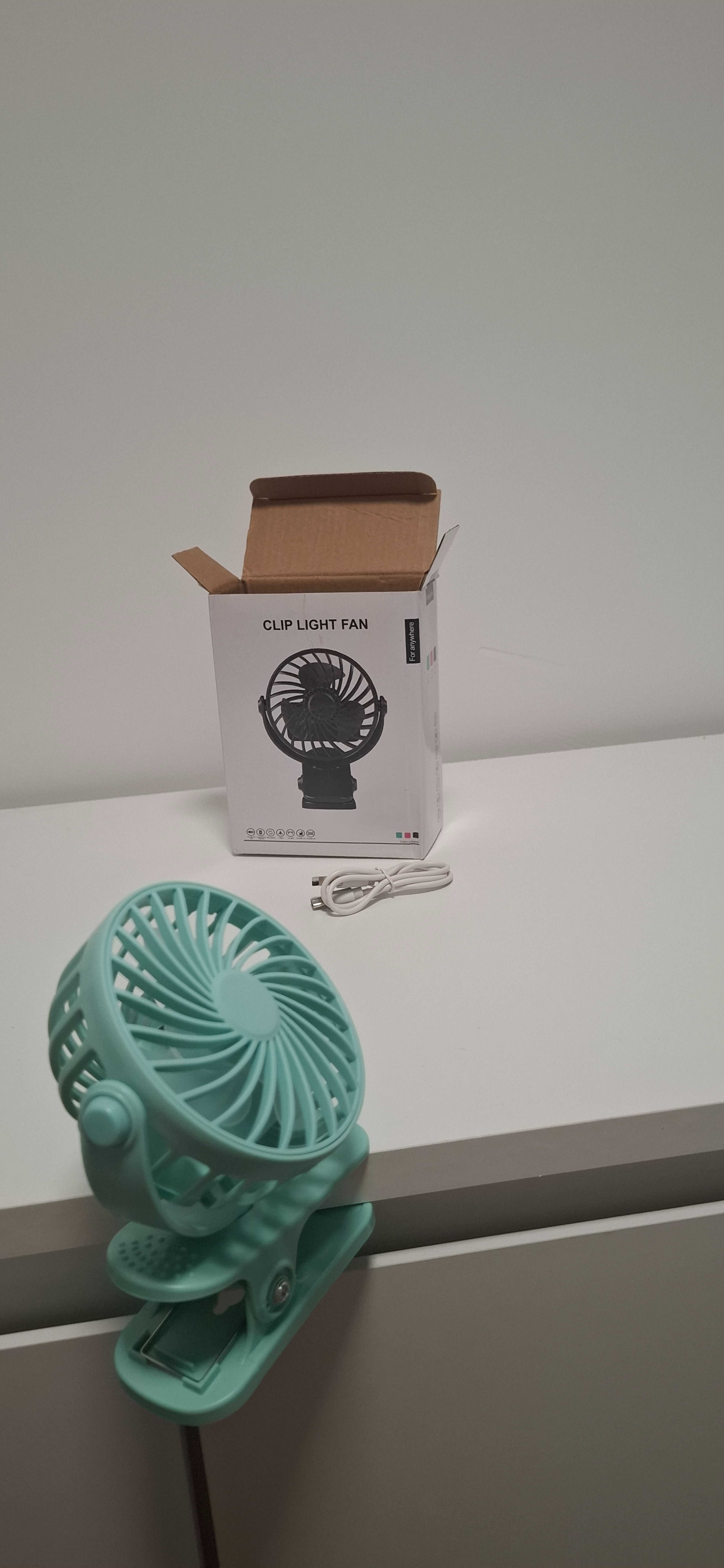 Mini Wentylator USB | Cichy Wiatraczek 360° | Biurko, Auto, Wakacje
