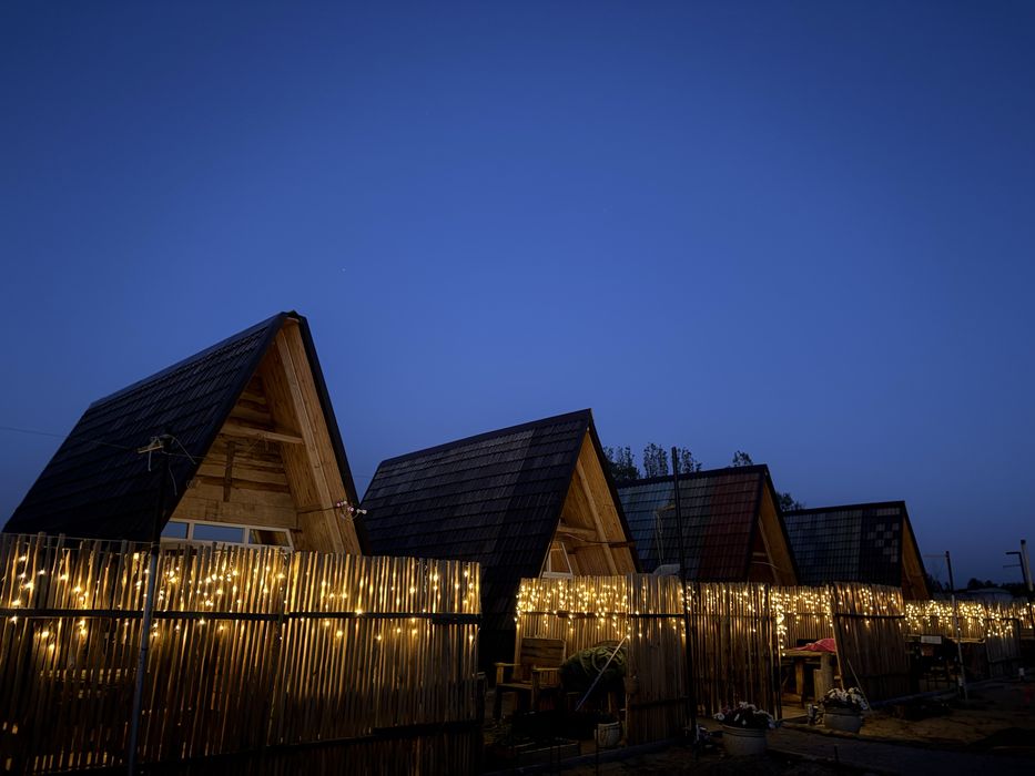 Домики на берегу Днепра для прекрасного отдыха