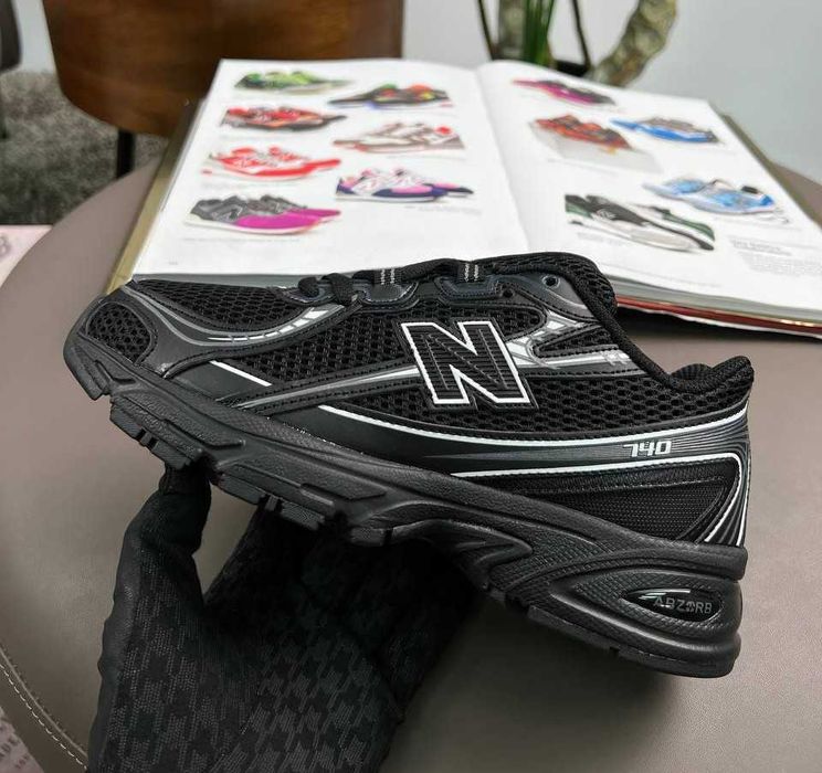 !PREMIUM! New Balance 740 Black White 36 37 38 39 40 41 нью беленс 740