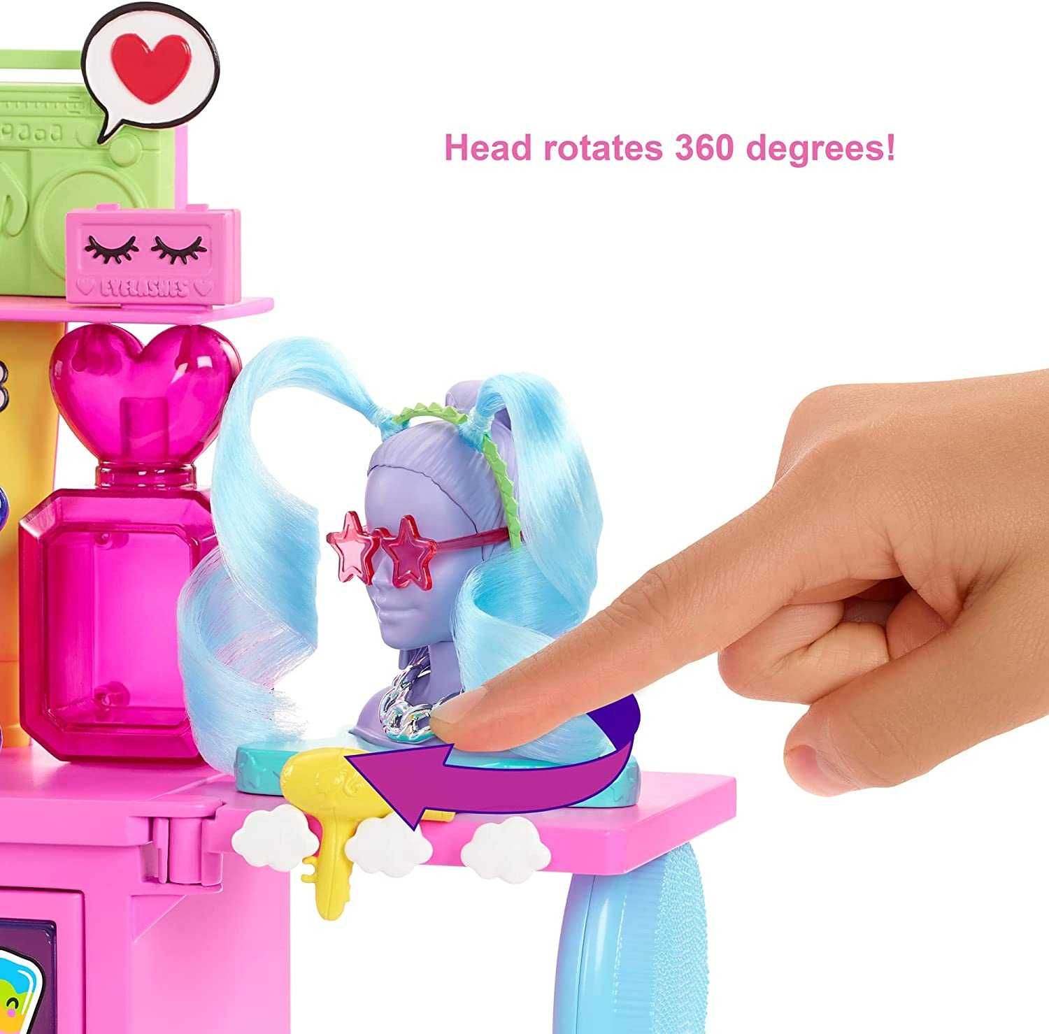 Барби Экстра Визажный столик Barbie Extra Doll & Vanity Playset GYJ70
