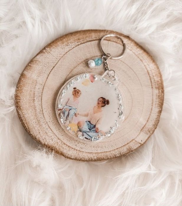 Porta-chaves Personalizáveis em Epóxi com Fotografia