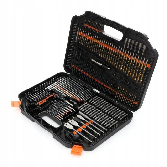 Zestaw Komplet Wierteł Dłut Bitów Otwornic 246 El