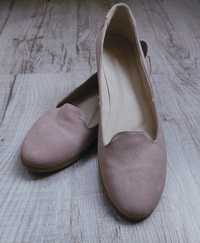 ЗНИЖКА Туфлі балетки натуральна замша розмір 43