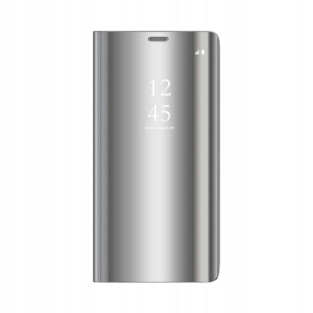 Srebrne etui z klapka clear view samsung s9+